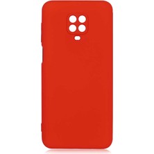HTstore Xiaomi Uyumlu  Redmi Note 9s Kılıf Zore Mara Lansman Kapak-Kırmızı