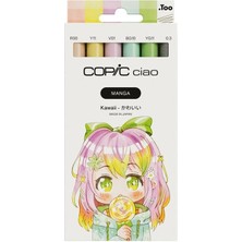 Copic Cıao Manga Set Kawaıı 6 Lı