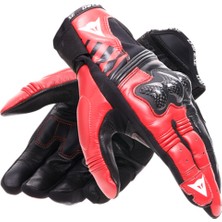 Dainese Daınese Eld/ Reacto Carbon Short Gloves Black/ Red Lava