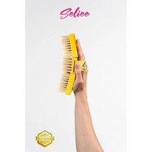 Seliee Ergonomik Doğal At Kılı Selülit Fırçası (Saklama Kutusu Hediyeli)