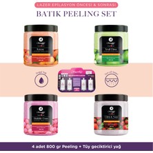 Smoothly Lazer Peeling Epilasyon Peeling Batık & Çilek Bacak Onarıcı 4 x 800G + 4lü Karınca Yumurtası Yağ