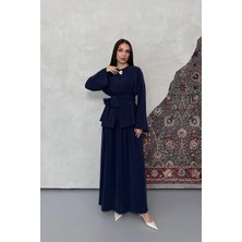 Esma Gündoğdu Nazen Broş Takım Lacivert