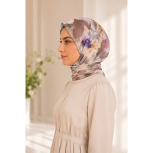 Esma Gündoğdu Mira Vual Ipek Kağıt Eşarp Vizon