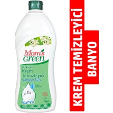 Mom's Green 750 ml Bitkisel Krem Temizleyici Banyo Doğal-Bitkisel Çamaşır Sulu Vegan ve Çevre Dostu