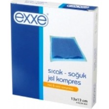 Exxe 13x13 cm Sıcak-Soğuk Jel Kompress Küçük Boy Konforlu Kullanım ve Ergonomik Tasarım