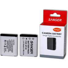 Sanger NP-80 Batarya Pil 3,7V 720mAh Şarj Edilebilir Kamera İçin Uyumlu