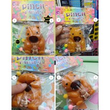Oyuncak Sahili Capybara Kapibara Sukuşi Skuşi Squishy Boncuklu Kemirgen Esnek Stres Oyuncaklar 1 Adet Squıshy