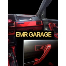 Emr Garage Fiat Tempra, Tipo Maun Kaplama Seti Kırmızı Renk