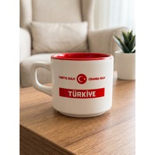 Palto Tasarım Yurtta Sulh Cihanda Sulh Beyaz Venüs Kupa - Hediyelik Kupa Fincan Mug