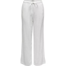 Only Onlsiesta Belden Bağlamalı Cepli Keten Karışımlı Pantolon Bayan Pantolon 15322263