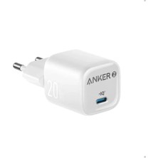Anker Zolo 20W Şarj Cihazı, USB-C, Gelişmiş Sıcaklık Konrolü, Kompakt Tasarım, Beyaz - A2699