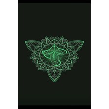Mikasso Ahşap Yüzüklerin Efendisi Lothlorien Duvar Poster Ahşap Çok Renkli