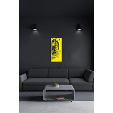 Mikasso Kaplan Dekoratif Tablo (65*30CM) Ahşap Mdf Lazer Kesim 3mm Duvar Süsü (Kendinden Yapışkanlı) Ahşap S