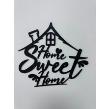 Mikasso Home Sweet Home Duvar Paneli Plastik Siyah