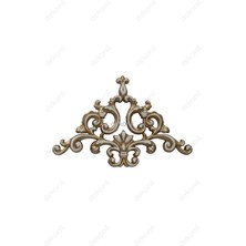 Mikasso Patina Duvar Çıtası Köşe Motifi 41*26 cm (1 Adet) Plastik Altın