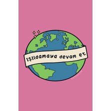 Mikasso Ahşap Işıldamaya Devam Et Duvar Poster Ahşap Çok Renkli