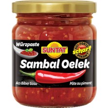 Suntat Doğal Aromalı Uzak Doğu Asya Lezzeti Sambal Oelek Acı Biber Sos 190 Gr x 2