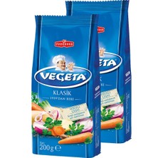 Vegeta Klasik Sebzeli Çeşni 200 g x 2 Zengin Aroma ile Pratik Kullanım için Özel Karışım