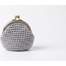 Jadda El Yapimi Günlük Örgü Cüzdan Ribbon Ip