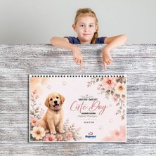 Express Planlayıcı 2026-2027 Akademik Takvimli 53 Haftalık Planlayıcı A4 Yatay - Cute Dog