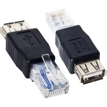 Aslanoğlu Store Rj 45 Erkek USB A Dişi Ethernet Çevirici Jack
