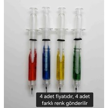 Dogadastore 0,7 Uçlu Şırınga Şeklinde Versatil Kalem 4 Adet
