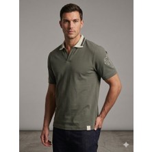Centilmen Xınt Nakışlı Palmiye Logolu Polo Yaka T-Shirt 502308