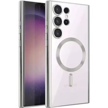 Aslanoğlu Store Newface Samsung Galaxy S24 Ultra Kılıf Kross Magneticsafe Kapak - Titan Gri