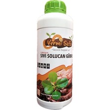 Vermisafa Organik Sıvı Solucan Gübresi 1lt %100 Doğal ve Güvenli Kullanım İçin Uygun