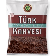 Kahve Dünyası Orta Kavrulmuş Türk Kahvesi 100 gr x 12'li Türkiye Menşeli Yoğun Aroma