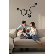 Mikasso Serotonin Metal Duvar Dekoru Metal Siyah