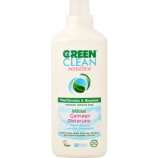 U Green Clean Sensitive Vegan Bitkisel Çamaşır Deterjanı 1000 ml Hassas Ciltler İçin Parfümsüz