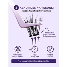 Takma Takma Takma Kirpik Kendinden Yapışkanlı - Classic Style - Timeless Glow RG3CL0001 Siyah