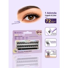 Takma Takma Takma Kirpik Kendinden Yapışkanlı - Classic Style - Timeless Glow RG3CL0001 Siyah