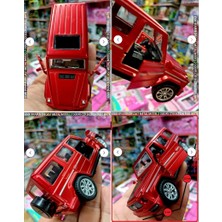 Oyuncak Sahili Mercedes Benz Brabus G500 Model Jip Dıecast Metal G65 Araba Kapı Açılır Koleksiyon G63 Kızıl