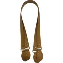 Elegantshop Dikmeli Suni Deri Çanta Sapı Vx3