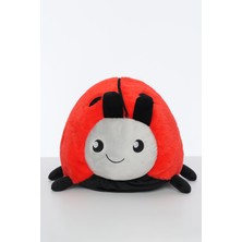Pufu Toys Kırmızı Uğur Böceği Peluş Oyuncak 40 cm