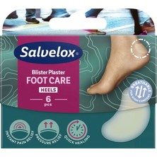 Salvelox Topuk Yara Bandı 6 Adet Hafif ve Dayanıklı Ayakkabı Vurmalarına Karşı Koruma