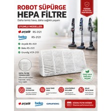 Öz Beyaz Eşya Grundıg VCR-2131 Uyumlu Robot Süpürge Hepa Filtre