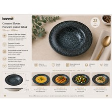Bonna Cosmos Bloom Çukur Tabak 25 cm 1300 cc