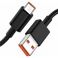 Mavi Makro  Usb-A To Type-C Şarz Kablosu Siyah