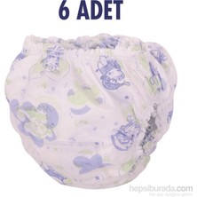 Sevi Bebe Kullan At Alıştırma Külodu 15-20 Kg Renkli 6 Adet Emici Özellikli Desenli