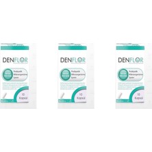 Denflor Probiyotik 10 Kapsül 3 Kutu Takviye Edici Gıda İçeren Ürün