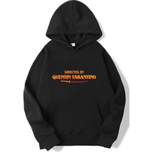 Brz Collection Unisex Oversize Quentin Tarantino Hoodie Siyah
