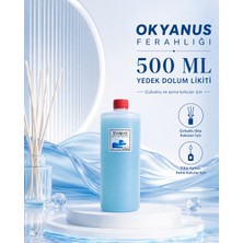 Freyr 500 ml Okyanus Bambu Çubuklu Oda Kokusu Yedek Dolum Likiti - (4 Adet Çubuklu Hediyeli)