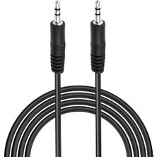 5m Metre Aux Ses Kablosu Stereo Erkek Erkek 3.5 mm Steryo Kablo