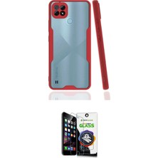 Nuveden Ieg™ C21 Kılıf Atlas Asil Serisi - Şeffaf Temperli Cam Ekran Koruyucu