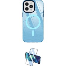 Nuveden Ieg™ Iphone 12 Pro Max Kılıf Doruk Prime - Siyah 3D Antistatik Cam Ekran Koruyucu