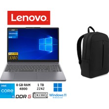 Lenovo ıdeapad Slim 3 Intel Core I5 13420H 8gb 1tb SSD W11 Pro 15.3" 83K1003MTR Duddi Çanta