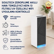 Hızlı Store Zeroplume Akıllı Hava Temizleyici HEPA 13 Filtreli UV Özellikli WiFi Uygulama Kontrollü
